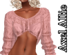 AA Pink Cropped Sweater