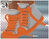 SNEAKERS GRAY ORANGE
