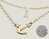 Anchor Necklace Gold