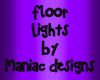 -MD- Purple Floor Lights