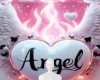 Angel wings heart bg
