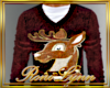 Reindeer Sweater Rust
