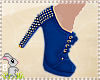 !B! Blue Studded Heel