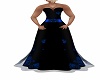 blue rose dress