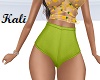 Sparkle Lime Green Short