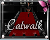 *P Red catwalk