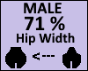 Hip Scaler 71% Male