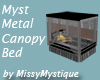 Myst Metal Canopy Bed