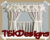 TSK-White Frilly Curtain
