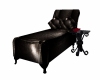 Black Leather Lounger