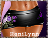 Leather Flower Skirt RLS