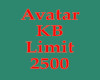 Avatar KB Limit 2500