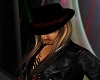 Black and Red Fedora