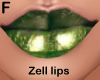 green Zell lips V14