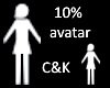 (K) 10% avatargirl