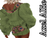 AA GREEN FALL FUR LAYER