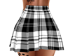 Black&White Plaid Skirt
