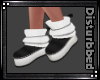!B&W Gingerbread Booties