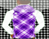 !T3!purple plaid shirt