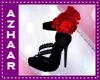 *AD* Flower Black Shoes