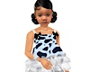 Cow Ruffle Top