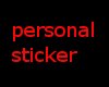 Personal Sticker 2