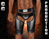 CC Leather Shorts Male