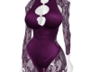A& Rose Purple Suitbody