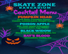 Halloween Cocktail Menu