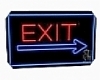 exit sign  