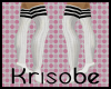 Black Striped Long Socks