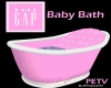 BabyGap baby bath pink
