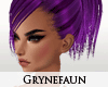 Purple shaggy hairstyle