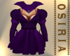 Gothic Dress Purple