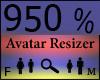 Any Avatar Size,950%