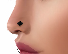 Black Stone Nose Ring