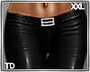 Black Latex Jeans XXL