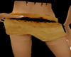 Tan Leather Shorts