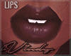 Brown Lipstain w/teeth