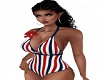 Monica Swimsuit-Striped