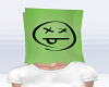 green paperbag mask