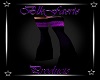 Blk-Violet Dragon Boots