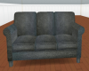 smoky blue couch