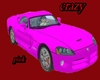 sport pink animated car
