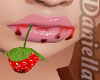 D| Lips With Strawberry