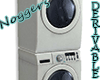 Washer Dryer Stack White