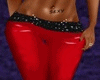 DL RED PANTS LEATHER