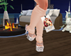 Erica Bone Heels, Peachy