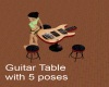 guitar table w 5 poses