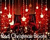 *S* Red Christmas Boots